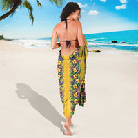 Aloha Hawaii Mardi Gras Sarong Gold Style