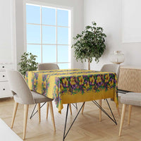 Aloha Hawaii Mardi Gras Tablecloth Gold Style