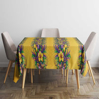 Aloha Hawaii Mardi Gras Tablecloth Gold Style