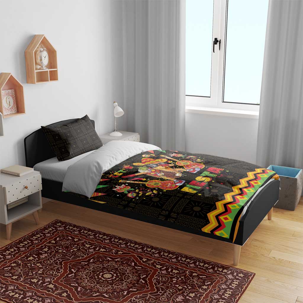 Mexico Cinco De Mayo Bedding Set Let's Fiesta Dabbing Taco