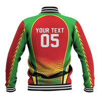 Custom Guyana 2026 Cricket Baseball Jacket Come On Warriors