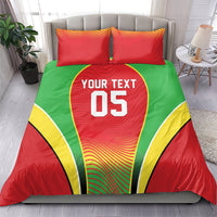 Custom Guyana 2026 Cricket Bedding Set Come On Warriors