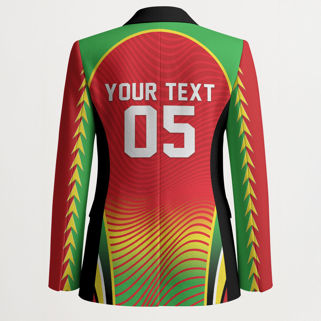 Custom Guyana 2026 Cricket Blazer Come On Warriors