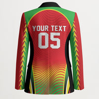 Custom Guyana 2026 Cricket Blazer Come On Warriors