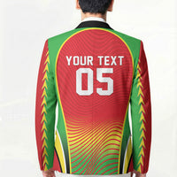 Custom Guyana 2026 Cricket Blazer Come On Warriors