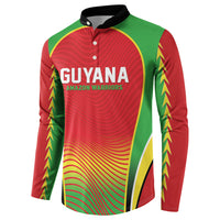 Custom Guyana 2026 Cricket Button Sweatshirt Come On Warriors