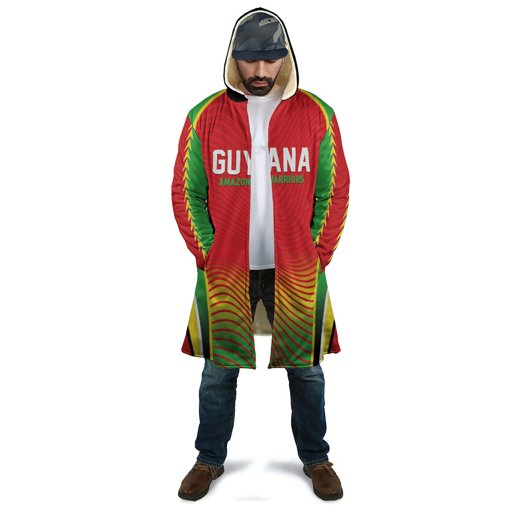 Custom Guyana 2026 Cricket Cloak Come On Warriors