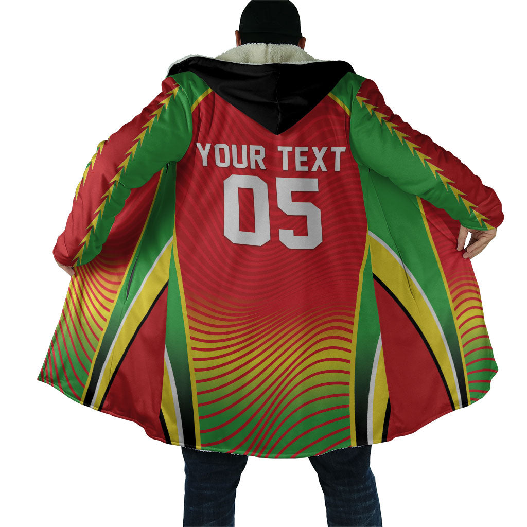 Custom Guyana 2026 Cricket Cloak Come On Warriors