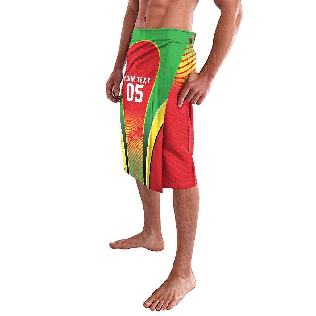 Custom Guyana 2026 Cricket Lavalava Come On Warriors