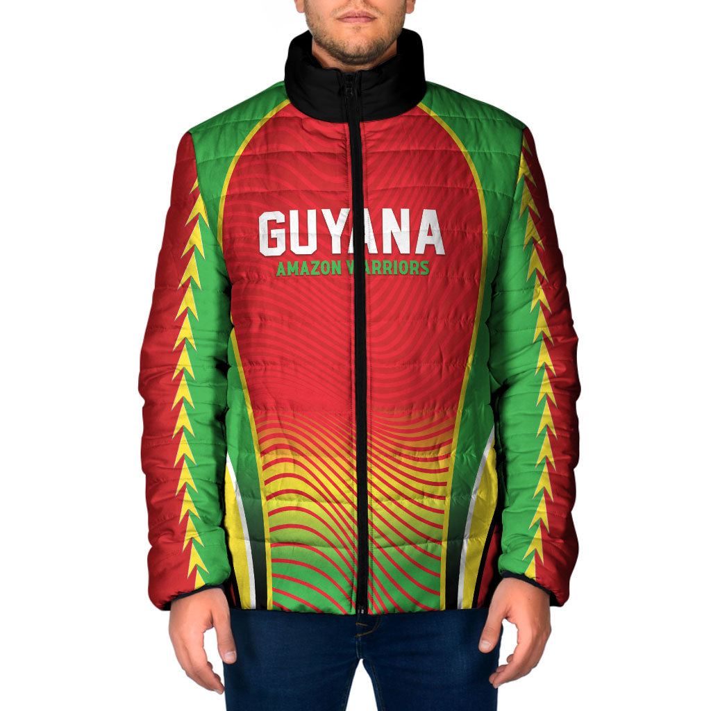 Custom Guyana 2026 Cricket Padded Jacket Come On Warriors