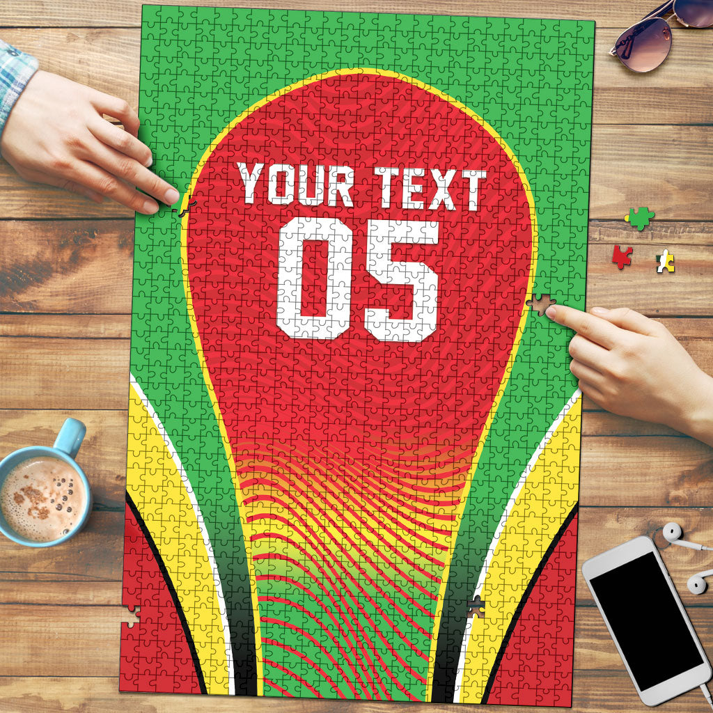 Custom Guyana 2026 Cricket Puzzle Come On Warriors