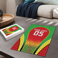 Custom Guyana 2026 Cricket Puzzle Come On Warriors