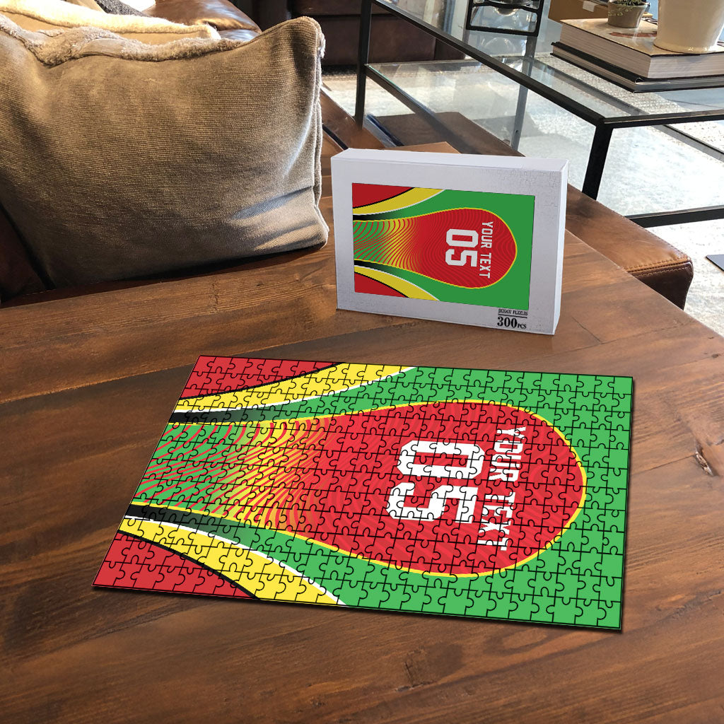 Custom Guyana 2026 Cricket Puzzle Come On Warriors