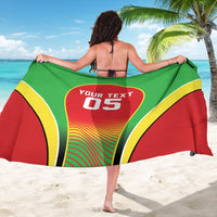 Custom Guyana 2026 Cricket Sarong Come On Warriors