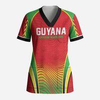Custom Guyana 2026 Cricket Scrub Top Come On Warriors