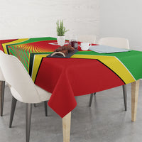 Custom Guyana 2026 Cricket Tablecloth Come On Warriors