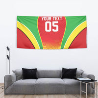 Custom Guyana 2026 Cricket Tapestry Come On Warriors