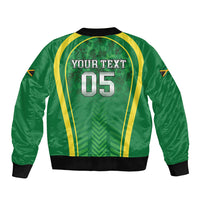 Custom Jamaica 2026 Cricket Bomber Jacket Go Champions