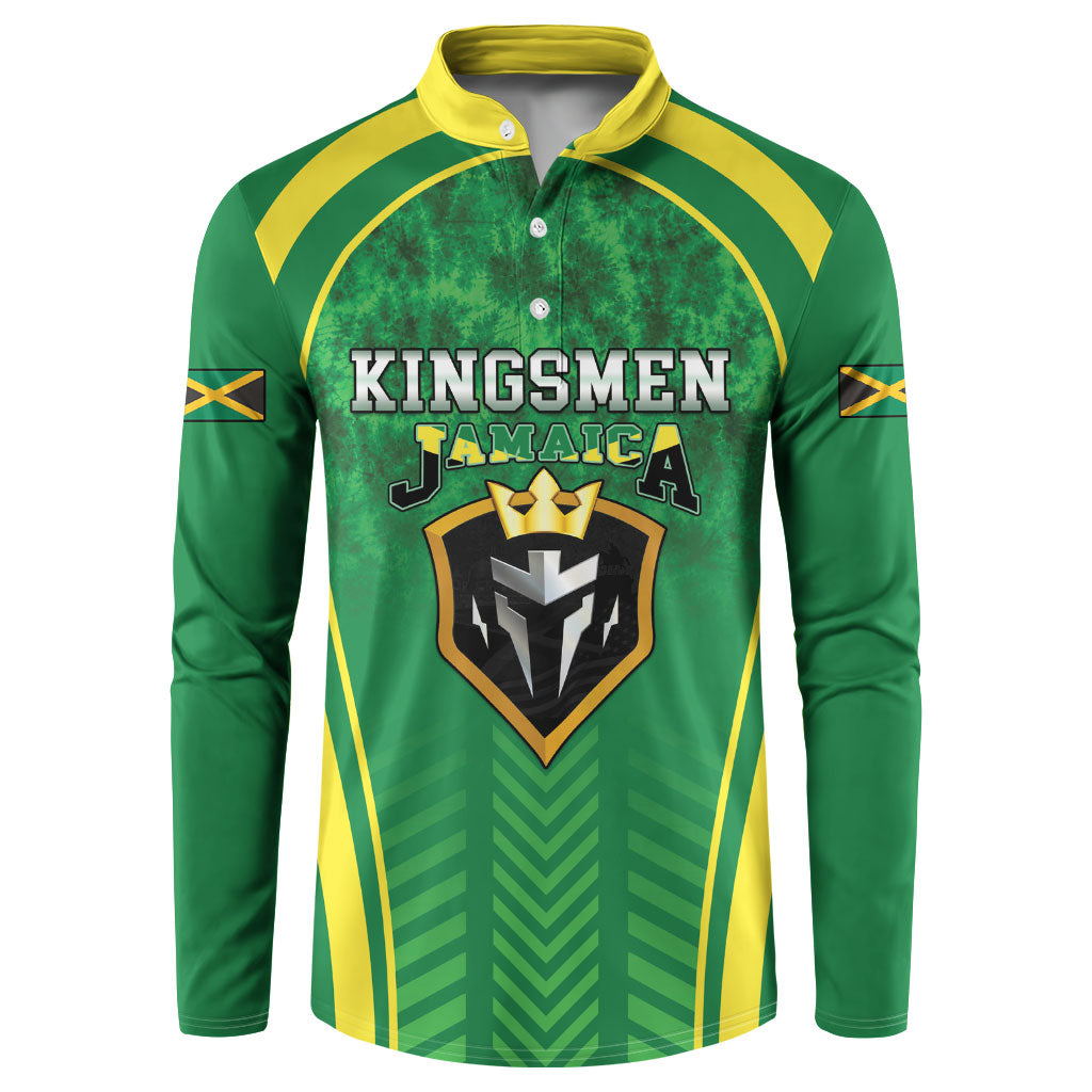 Custom Jamaica 2026 Cricket Button Sweatshirt Go Champions