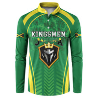 Custom Jamaica 2026 Cricket Button Sweatshirt Go Champions