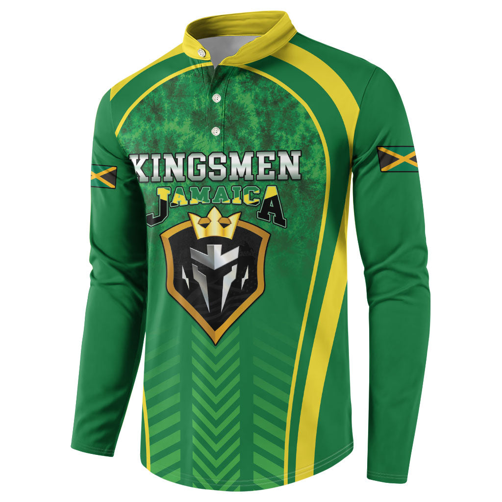 Custom Jamaica 2026 Cricket Button Sweatshirt Go Champions