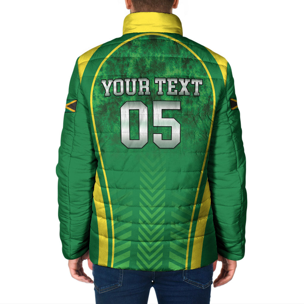Custom Jamaica 2026 Cricket Padded Jacket Go Champions