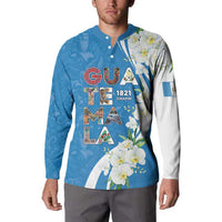Guatemala 1821 Chapin Button Sweatshirt Happy Independence Day - Wonder Print Shop