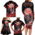 Personalised Day of Dead Couple Sugar Skull Family Matching Long Sleeve Bodycon Dress and Hawaiian Shirt Forever and Ever! LT05 - Wonder Print Shop