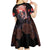 Personalised Day of Dead Couple Sugar Skull Kid Short Sleeve Dress Forever and Ever! LT05 - Wonder Print Shop