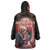 Day of Dead Couple Sugar Skull Wearable Blanket Hoodie Forever and Ever!