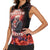 Day of Dead Couple Sugar Skull Women Sleeveless Polo Shirt Forever and Ever!