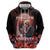 Day of Dead Couple Sugar Skull Zip Hoodie Forever and Ever!