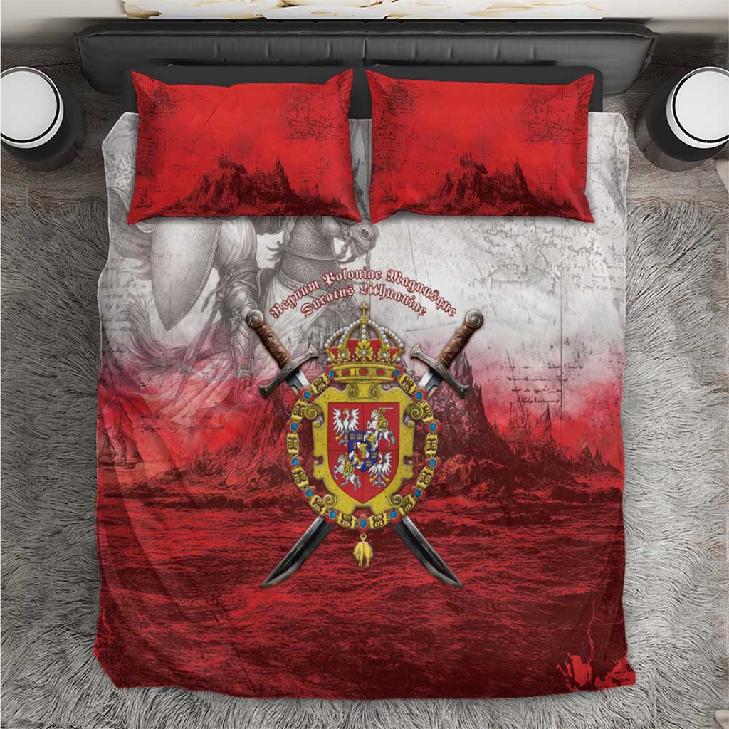 Polish-Lithuanian Commonwealth Bedding Set Medieval Royal Coat Of Arms Heritage