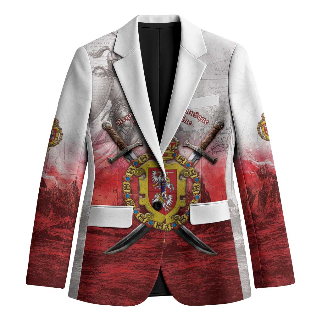 Polish-Lithuanian Commonwealth Blazer Medieval Royal Coat Of Arms Heritage