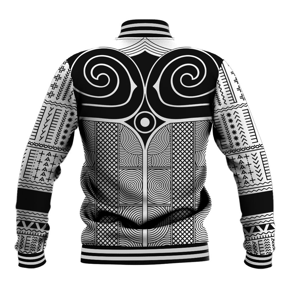 Japan Baseball Jacket Jomon Tattoo Inspiration White