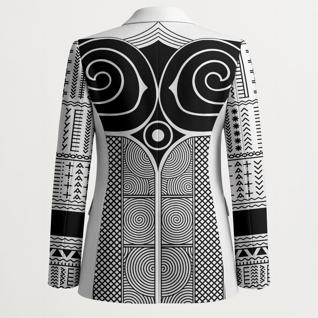 Japan Blazer Jomon Tattoo Inspiration White