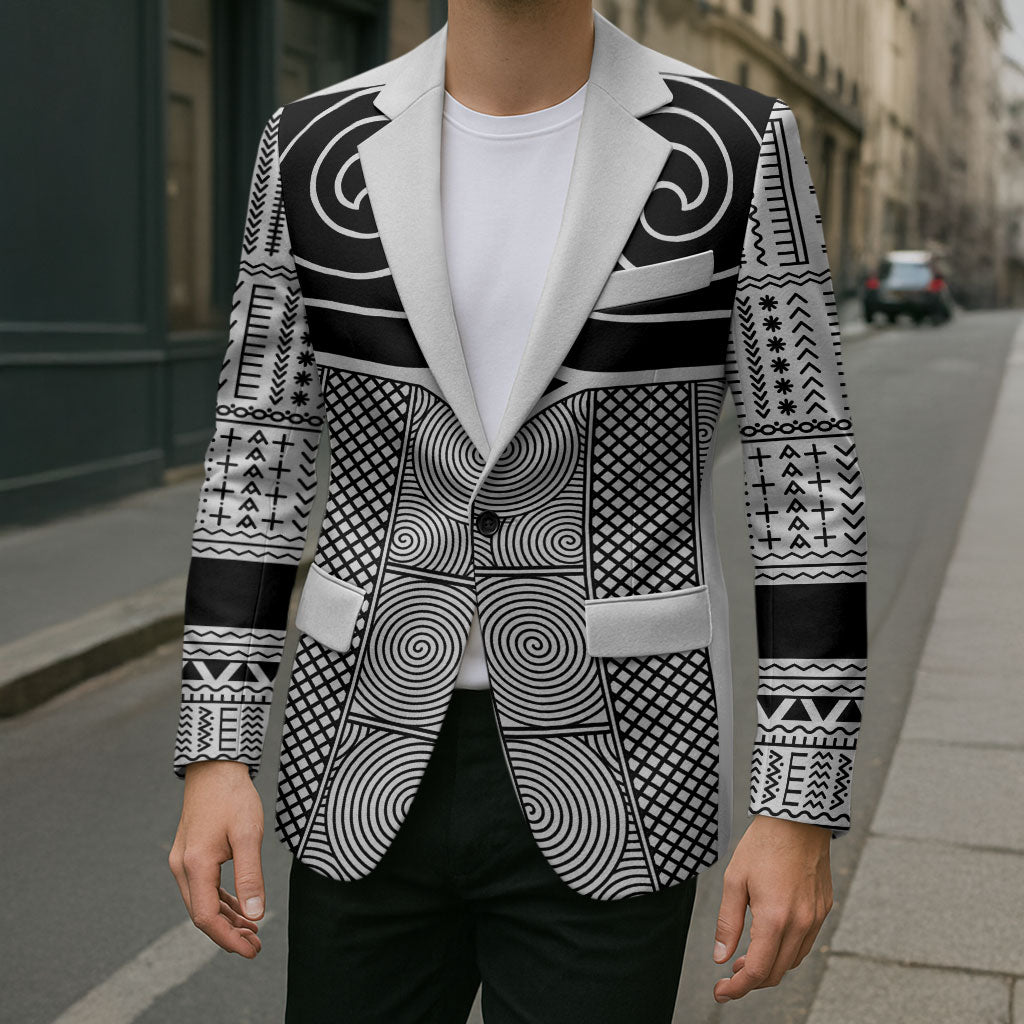 Japan Blazer Jomon Tattoo Inspiration White