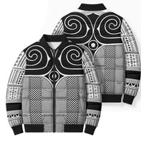 Japan Bomber Puffer Jacket Jomon Tattoo Inspiration White