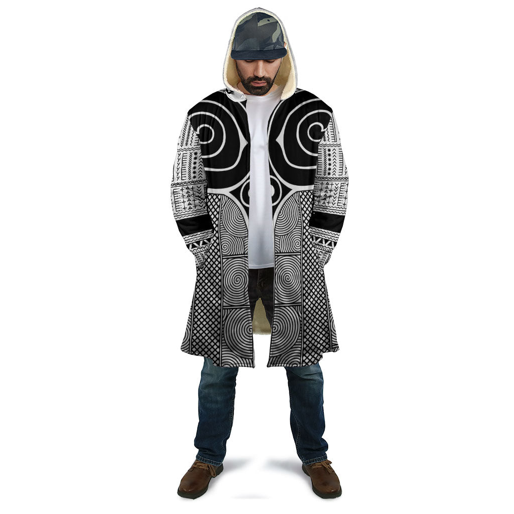 Japan Cloak Jomon Tattoo Inspiration White