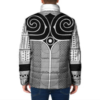Japan Padded Jacket Jomon Tattoo Inspiration White