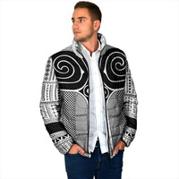 Japan Padded Jacket Jomon Tattoo Inspiration White