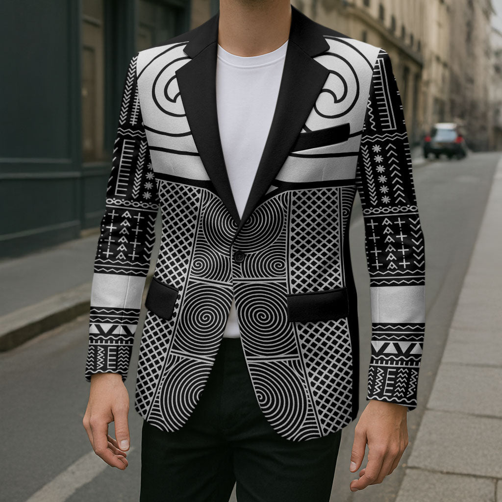 Japan Blazer Jomon Tattoo Inspiration Black