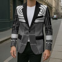 Japan Blazer Jomon Tattoo Inspiration Black