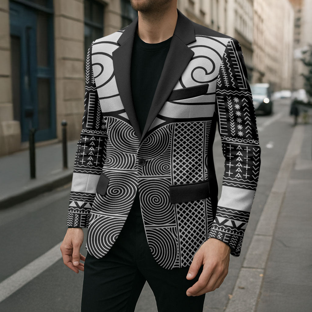 Japan Blazer Jomon Tattoo Inspiration Black