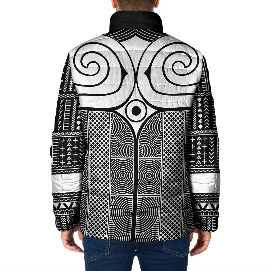 Japan Padded Jacket Jomon Tattoo Inspiration Black