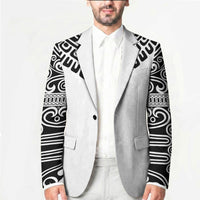 Japan Indigenous Jomon Tattoo Inspiration Blazer White Version