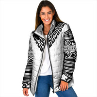 Japan Indigenous Jomon Tattoo Inspiration Padded Jacket White Version
