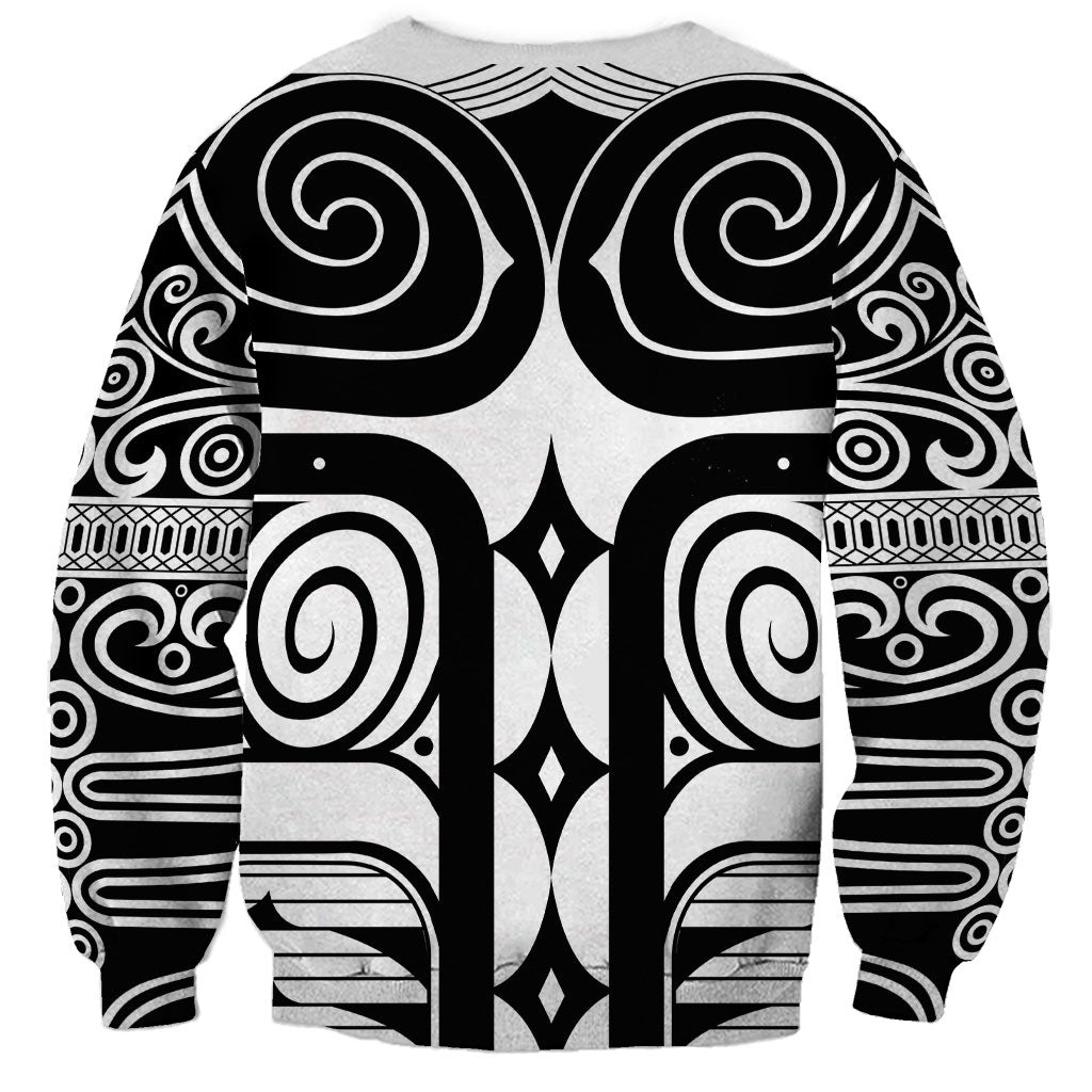 Japan Indigenous Jomon Tattoo Inspiration Sweatshirt White Version