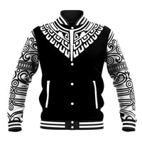Japan Indigenous Jomon Tattoo Inspiration Baseball Jacket Black Version