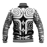 Japan Indigenous Jomon Tattoo Inspiration Baseball Jacket Black Version